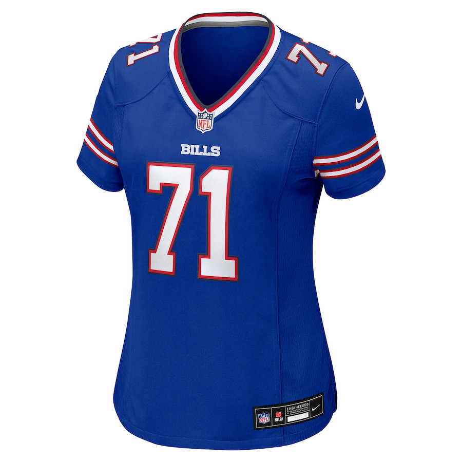 Quinton Jefferson 71 Buffalo Bills Women's Game Jersey - Royal JS4083 nicesnker - Image 2