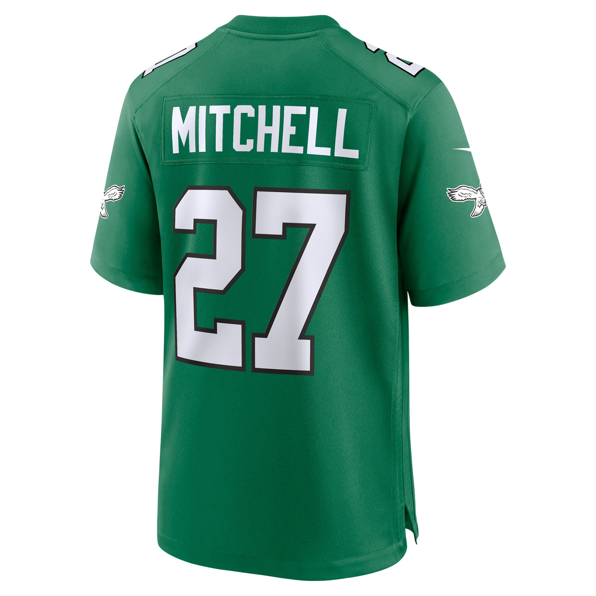 Quinyon Mitchell 27 Philadelphia Eagles Alternate Game Men Jersey - Kelly Green JS2363 nicesnker - Image 3