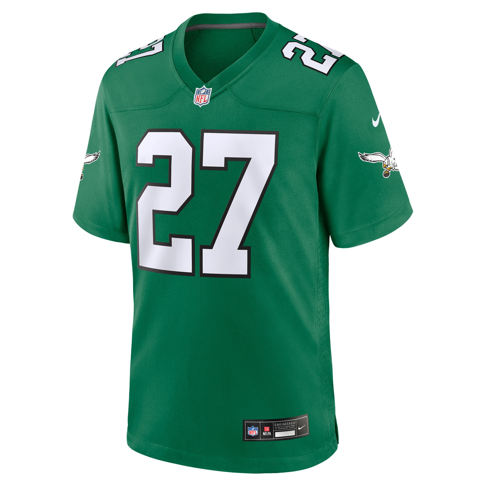 Quinyon Mitchell 27 Philadelphia Eagles Alternate Game Men Jersey - Kelly Green JS2363 nicesnker - Image 2