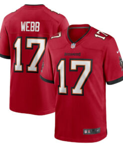 Raleigh Webb 17 Tampa Bay Buccaneers Game Men Jersey - Red JS8528 nicesnker
