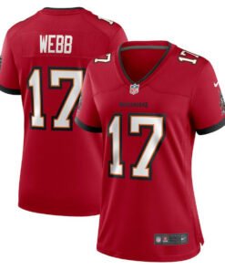 Raleigh Webb 17 Tampa Bay Buccaneers Women Game Jersey - Red JS1865 nicesnker