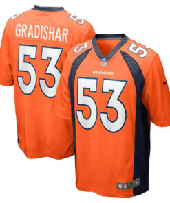 Randy Gradishar 53 Denver Broncos Retired Player Game Men Jersey - Orange JS6567 nicesnker