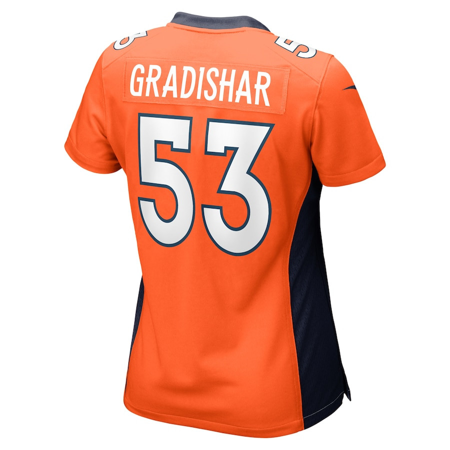 Randy Gradishar 53 Denver Broncos Women Retired Player Game Jersey - Orange JS8339 nicesnker - Image 3