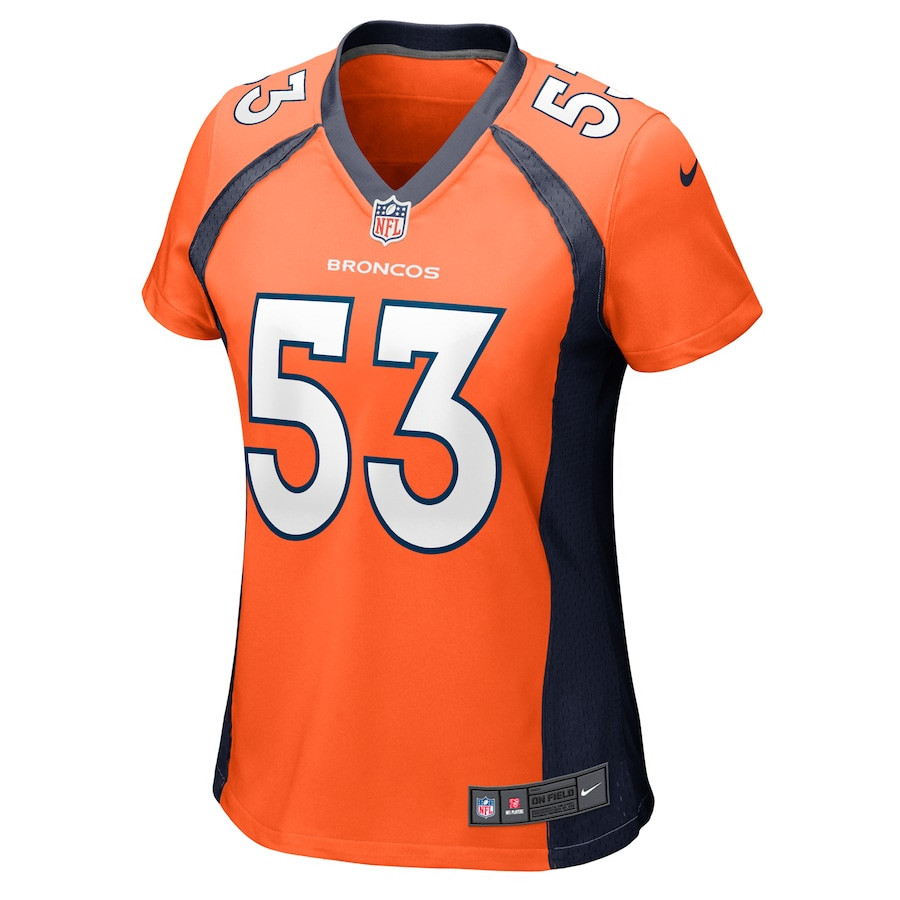 Randy Gradishar 53 Denver Broncos Women Retired Player Game Jersey - Orange JS8339 nicesnker - Image 2