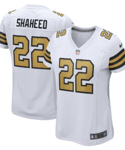 Rashid Shaheed 22 New Orleans Saints Women Alternate Game Jersey - White JS2944 nicesnker