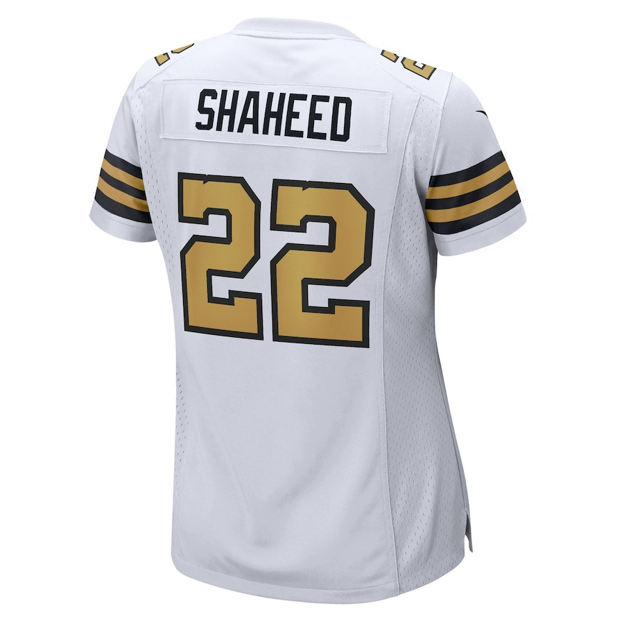 Rashid Shaheed 22 New Orleans Saints Women Alternate Game Jersey - White JS2944 nicesnker - Image 3