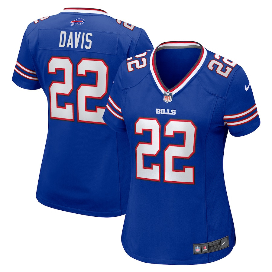 Ray Davis 22 Buffalo Bills Women's Game Jersey - Royal JS9199 nicesnker