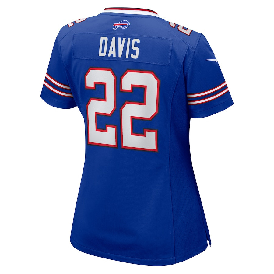 Ray Davis 22 Buffalo Bills Women's Game Jersey - Royal JS9199 nicesnker - Image 3