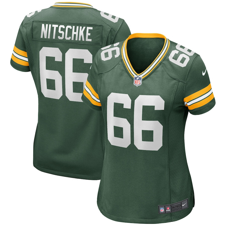 Ray Nitschke 66 Green Bay Packers Women Game Retired Jersey - Green JS3459 nicesnker