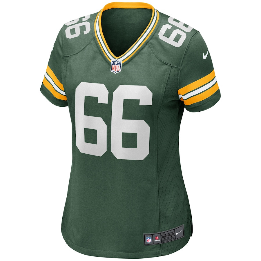 Ray Nitschke 66 Green Bay Packers Women Game Retired Jersey - Green JS3459 nicesnker - Image 2