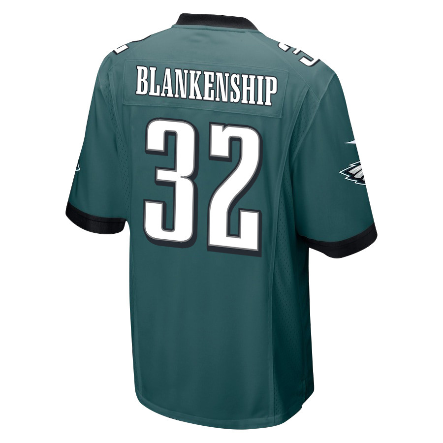 Reed Blankenship 32 Philadelphia Eagles Super Bowl LIX Champions Patch Game Men Jersey - Midnight Green JS4913 nicesnker - Image 2