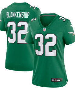 Reed Blankenship 32 Philadelphia Eagles Women Alternate Game Jersey - Kelly Green JS5985 nicesnker