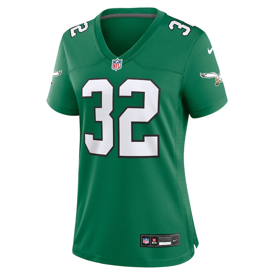 Reed Blankenship 32 Philadelphia Eagles Women Alternate Game Jersey - Kelly Green JS5985 nicesnker - Image 2