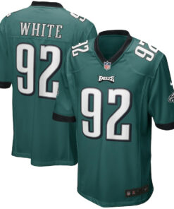 Reggie White 92 Philadelphia Eagles Men Game Retired Jersey - Midnight Green JS6097 nicesnker