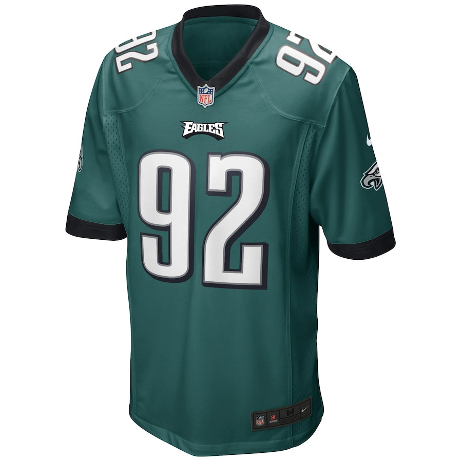Reggie White 92 Philadelphia Eagles Men Game Retired Jersey - Midnight Green JS6097 nicesnker - Image 2