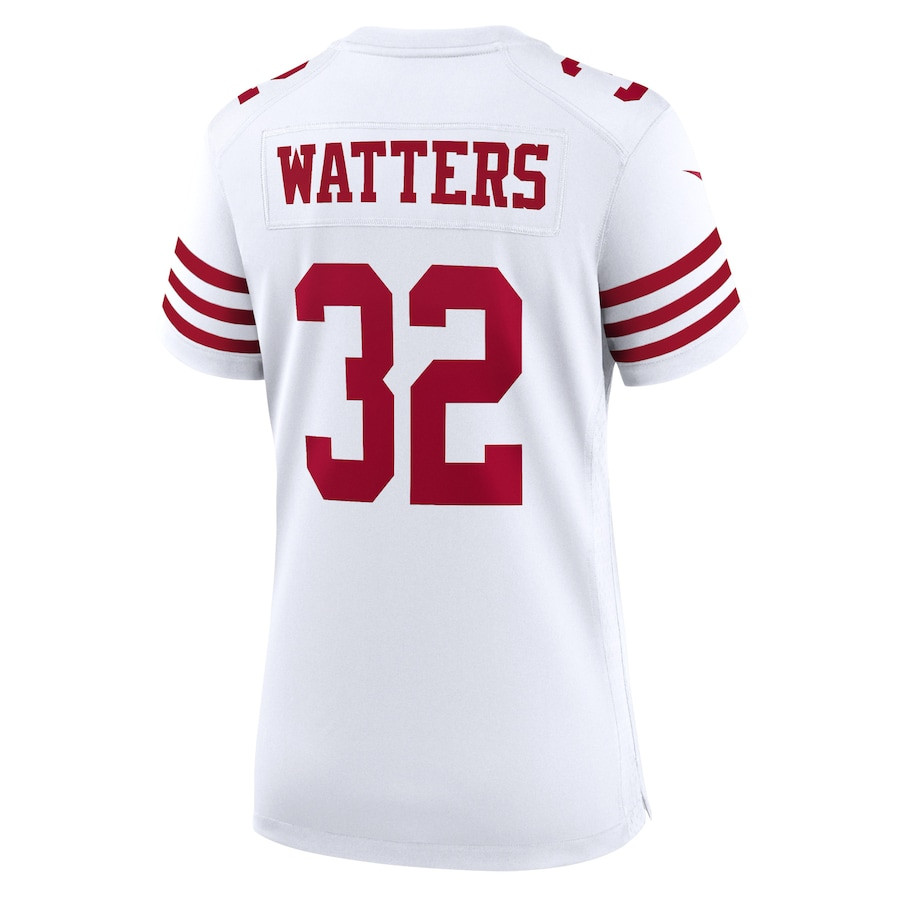 Ricky Watters 32 San Francisco 49ers Women Retired Game Jersey - White JS2640 nicesnker - Image 3