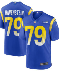 Rob Havenstein 79 Los Angeles Rams Game Men Jersey - Royal JS5776 nicesnker