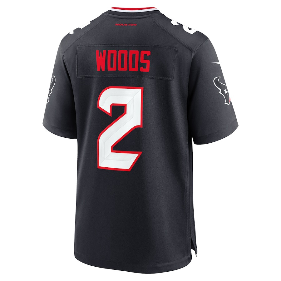 Robert Woods 2 Houston Texans Team Game Men Jersey - Navy JS6045 nicesnker - Image 3