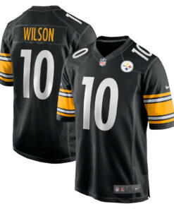 Roman Wilson 10 Pittsburgh Steelers Game Men Jersey - Black JS3540 nicesnker