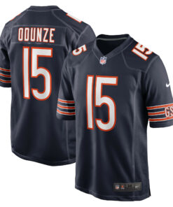Rome Odunze 15 Chicago Bears 2024 NFL Draft First Round Pick Player Game Jersey - Navy JS4420 nicesnker