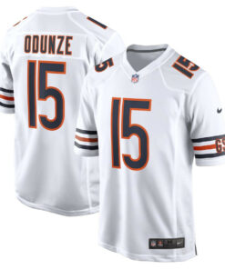 Rome Odunze 15 Chicago Bears Game Men Jersey - White JS4468 nicesnker