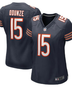 Rome Odunze 15 Chicago Bears Women's Game Jersey - Navy JS2689 nicesnker