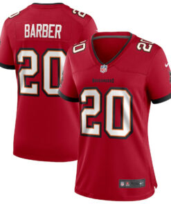 Ronde Barber 20 Tampa Bay Buccaneers Women Game Retired Jersey - Red JS5949 nicesnker