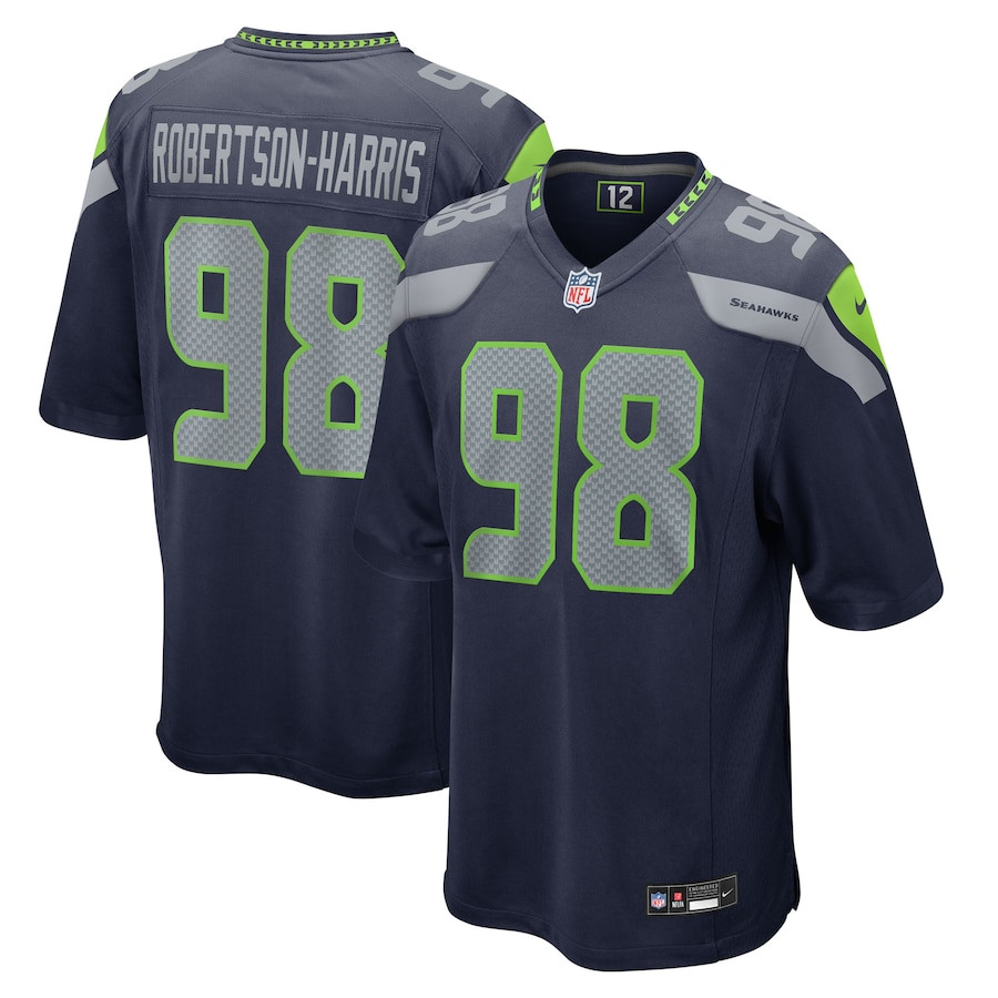 Roy Robertson-Harris 98 Seattle Seahawks Team Game Men Jersey - College Navy JS7380 nicesnker