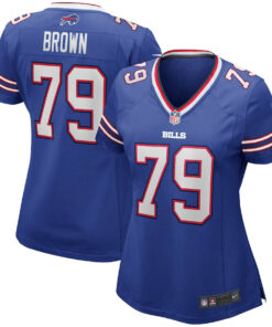 Ruben Brown 79 Buffalo Bills Women Game Retired Jersey - Royal JS9930 nicesnker