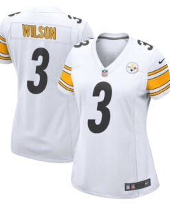 Russell Wilson 3 Pittsburgh Steelers Game Women Jersey - White JS3531 nicesnker
