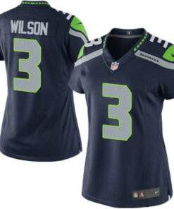 Russell Wilson 3 Seattle Seahawks Women Game Jersey - College Navy JS9797 nicesnker