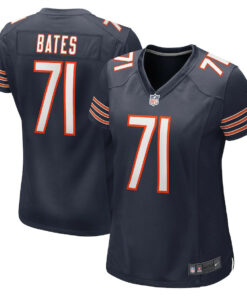 Ryan Bates 71 Chicago Bears Women's Game Jersey - Navy JS5279 nicesnker