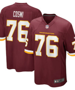 Sam Cosmi 76 Washington Football Team Men Game Jersey - Burgundy JS5138 nicesnker
