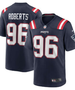 Sam Roberts 96 New England Patriots Game Men Jersey - Navy JS5792 nicesnker