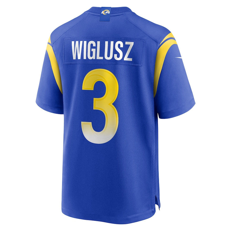 Sam Wiglusz 3 Los Angeles Rams Game Men Jersey - Royal JS2753 nicesnker - Image 3