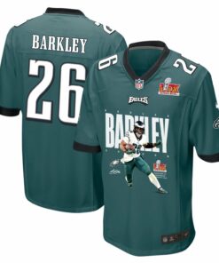 Saquon Barkley 26 Philadelphia Eagles 'Quon Solo' Game Men Jersey - Midnight Green JS5127 nicesnker