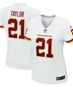 Sean Taylor 21 Washington Football Team Women Retired Game Jersey - White JS3399 nicesnker