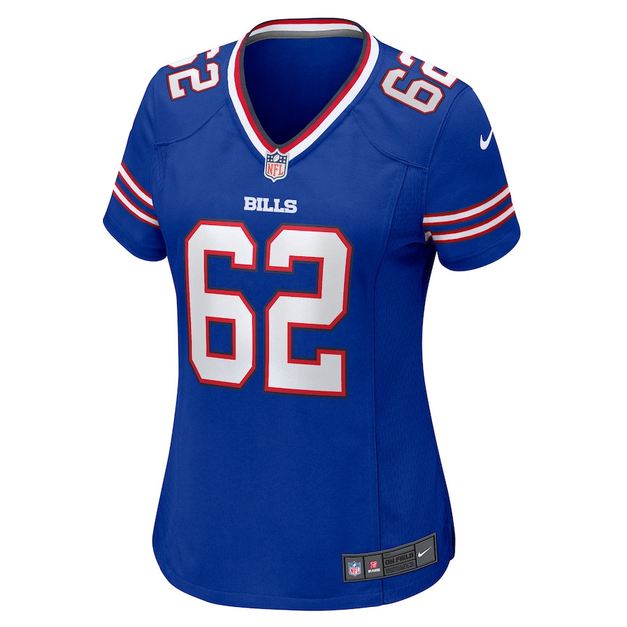 Sedrick Van Pran-Granger 62 Buffalo Bills Women's Game Jersey - Royal JS1594 nicesnker - Image 2