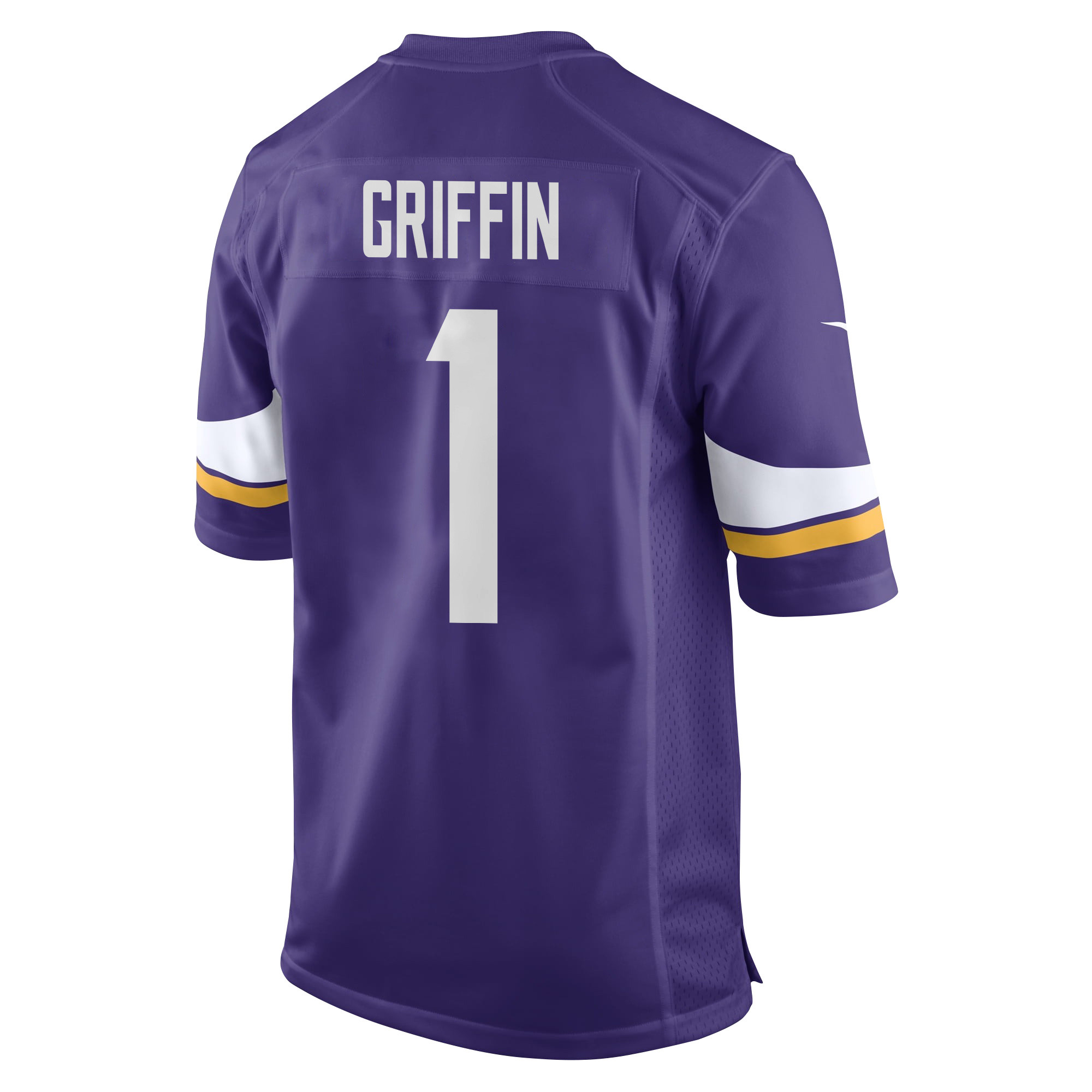 Shaq Griffin 1 Minnesota Vikings Super Bowl LIX New Orleans Patch Game Men Jersey - Purple JS9950 nicesnker - Image 2