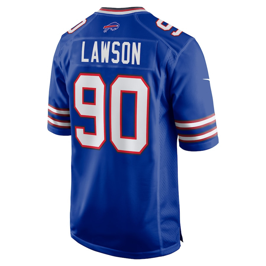 Shaq Lawson 90 Buffalo Bills Men Game Jersey - Royal JS1595 nicesnker - Image 3
