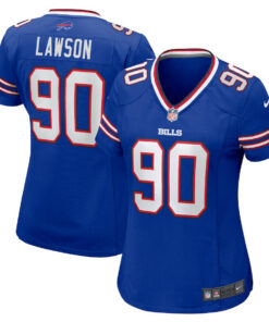 Shaq Lawson 90 Buffalo Bills Women Game Jersey - Royal JS4125 nicesnker