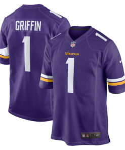 Shaquill Griffin 1 Minnesota Vikings Team Game Men Jersey - Purple JS6769 nicesnker