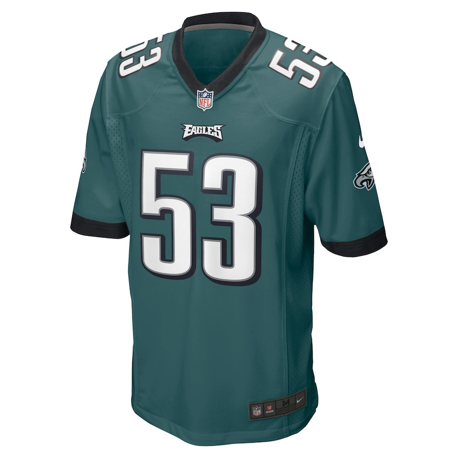 Shaquille Leonard 53 Philadelphia Eagles Game Men Jersey - Midnight Green JS5534 nicesnker - Image 2