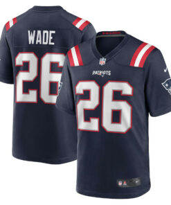 Shaun Wade 26 New England Patriots Men Game Jersey - Navy JS9375 nicesnker