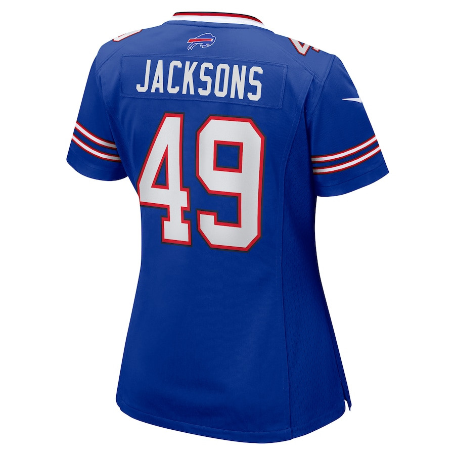 Shayne Simon 49 Buffalo Bills Women's Game Jersey - Royal JS7180 nicesnker - Image 3