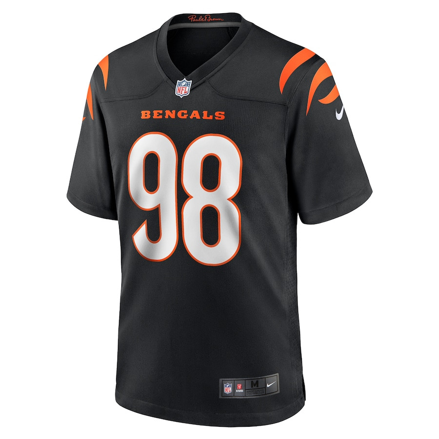 Sheldon Rankins 98 Cincinnati Bengals Game Men Jersey - Black JS6640 nicesnker - Image 2