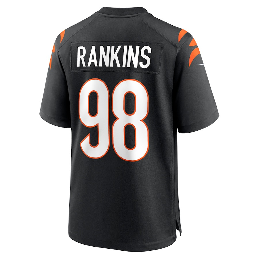 Sheldon Rankins 98 Cincinnati Bengals Game Men Jersey - Black JS6640 nicesnker - Image 3