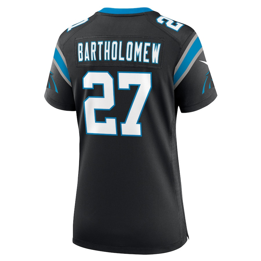 Shemar Bartholomew 27 Carolina Panthers Women's Game Jersey - Black JS6101 nicesnker - Image 3