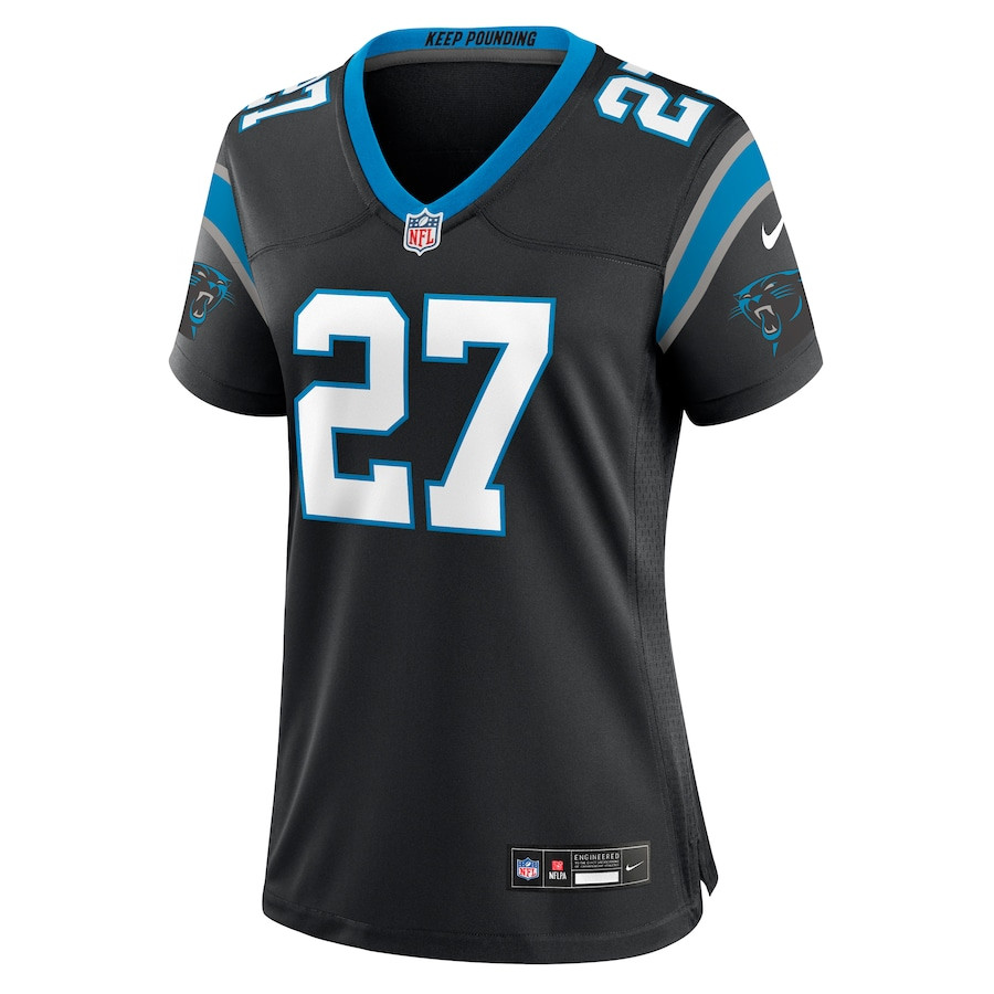 Shemar Bartholomew 27 Carolina Panthers Women's Game Jersey - Black JS6101 nicesnker - Image 2