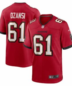 Silas Dzansi 61 Tampa Bay Buccaneers Game Men Jersey - Red JS5586 nicesnker